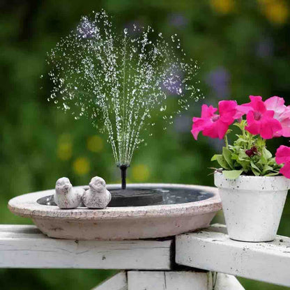 Solarna fontana/pumpa za ptičje kupke i saksije