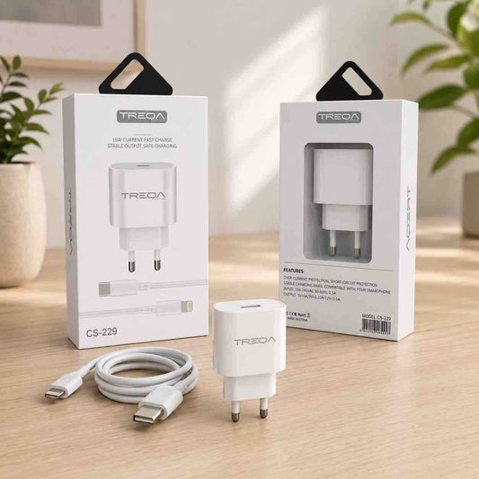 20W brzi zidni punjač + USB-C na Lightning kabel (EU priključak)