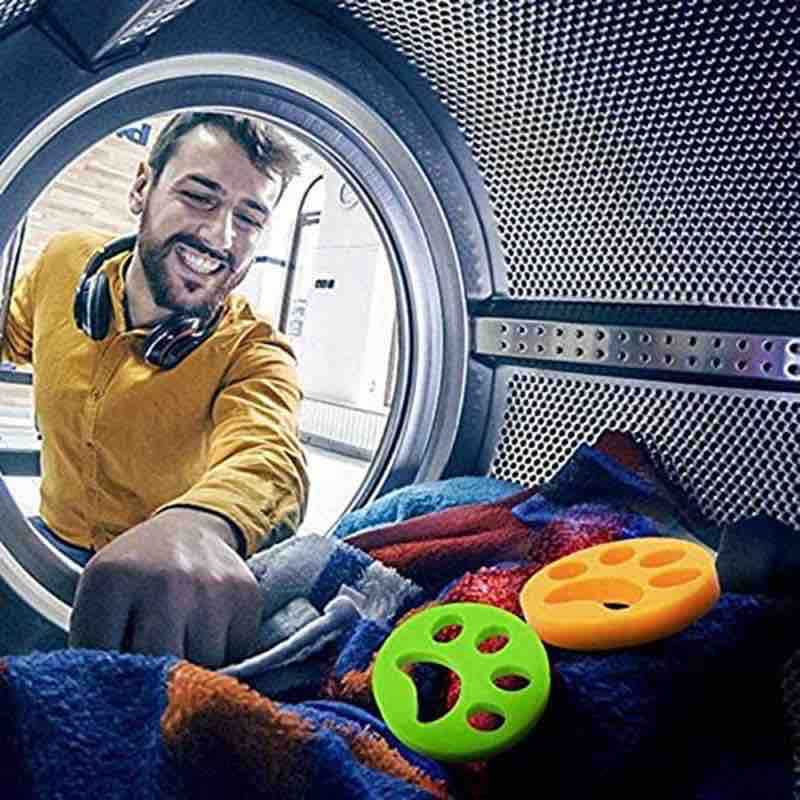Set 4 štitnika za dlačice u mašini za pranje (paw) - uklanja dlake kućnih ljubimaca