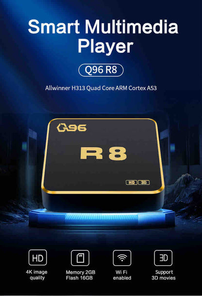 G96 R8 Android TV Box 8GB/128GB — 4K streaming set-top uređaj