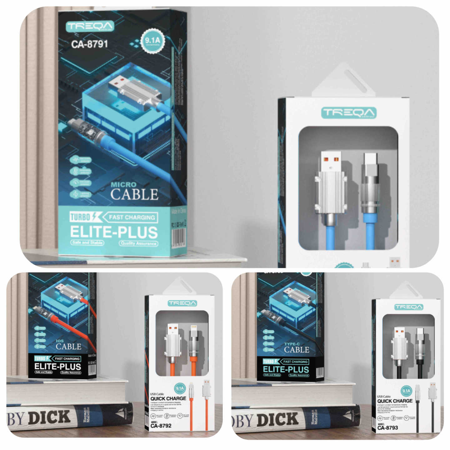 USB-A na USB-C kabl 1m za brzo punjenje