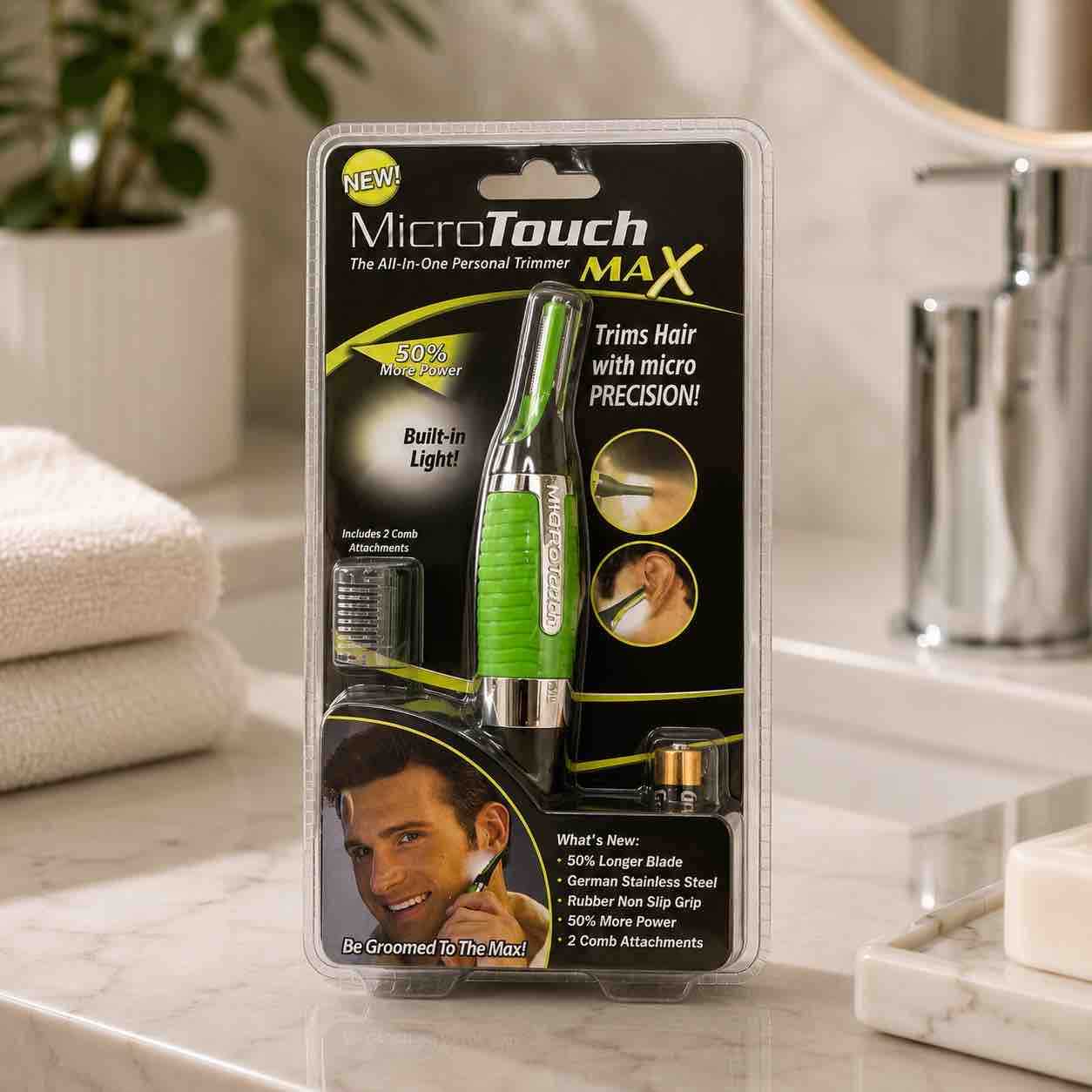 MicroTouch MAX baterijski trimer za nos, uši i detaljno podrezivanje