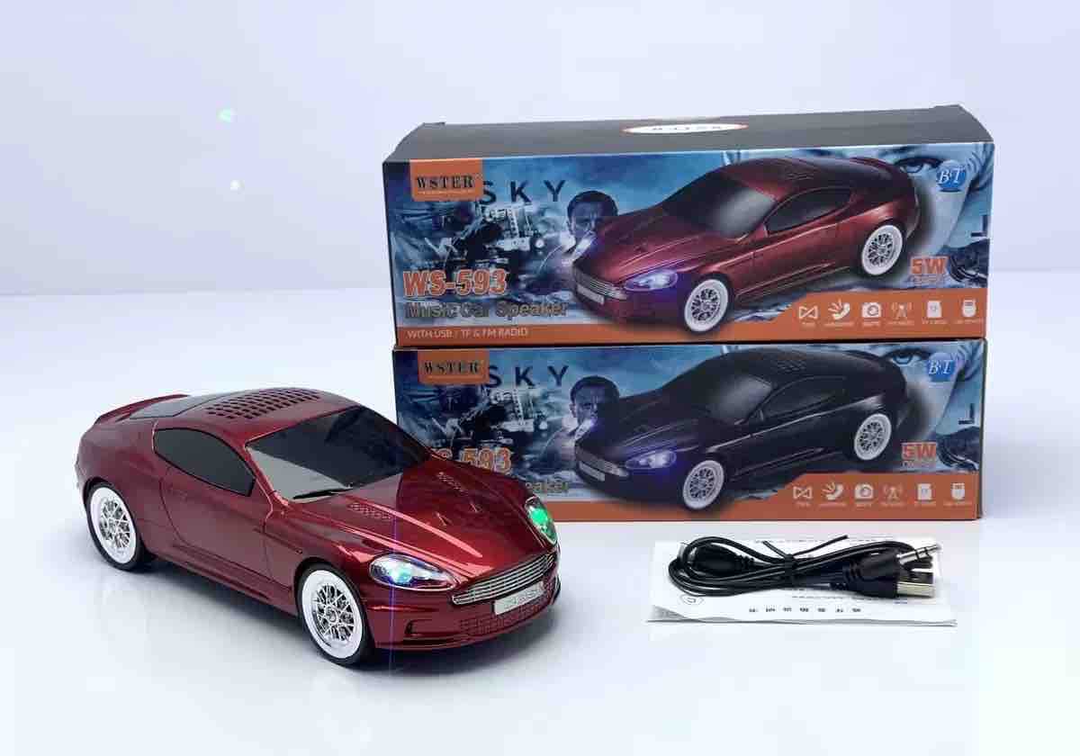 Bluetooth zvučnik u obliku automobila sa LED svjetlima