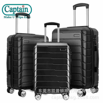 Set 3 komada tvrdi koferi 19" / 23" / 27" – crni