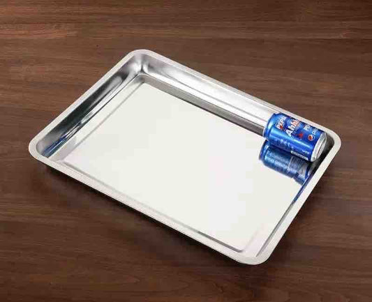 Rektangularna inox tacna / pleh 40 x 30 x 4 cm
