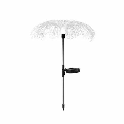 Solarne dekorativne baštenske lampe — set 2 kom (kišobran od optičkih vlakana, 7 boja)