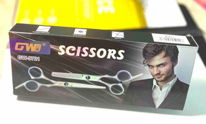 Set za šišanje: ravne makaze + tanjirač (par) sa futrolom