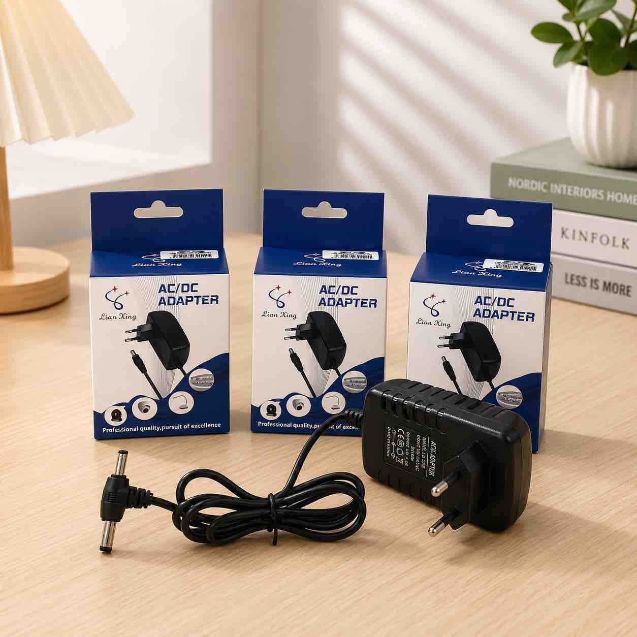 AC/DC adapter 12V 2A sa cilindričnim konektorom (EU utikač)