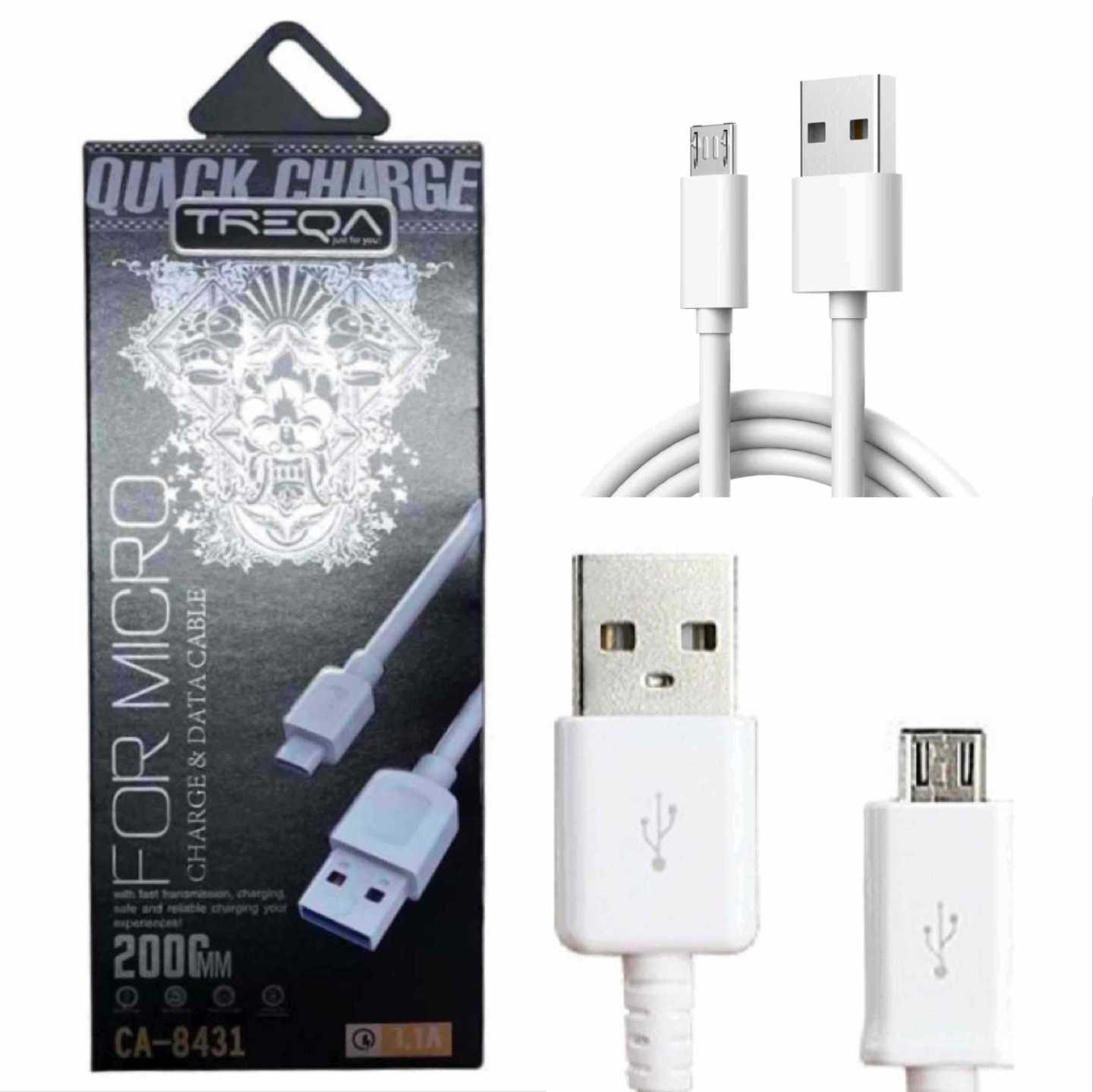 USB-A na Micro‑USB kabel 2m – za punjenje i prenos podataka