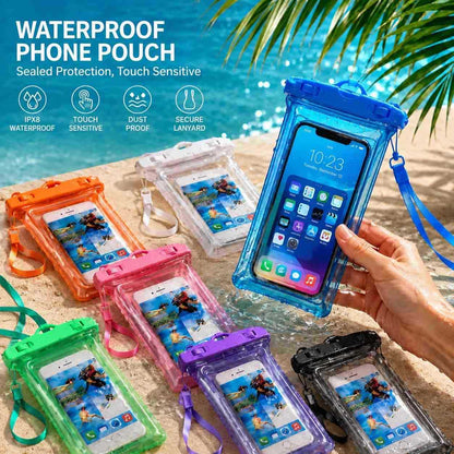 Vodootporna futrola za mobilni telefon sa trakicom (assorted)