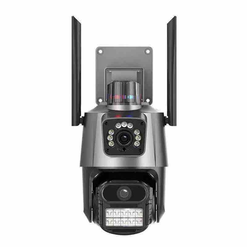 Wi‑Fi PTZ sigurnosna kamera sa dvije leće i noćnim osvjetljenjem (pan 355° / tilt 90°)