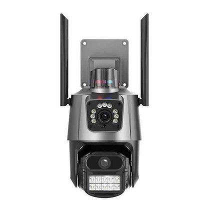 Wi‑Fi PTZ sigurnosna kamera sa dvije leće i noćnim osvjetljenjem (pan 355° / tilt 90°)