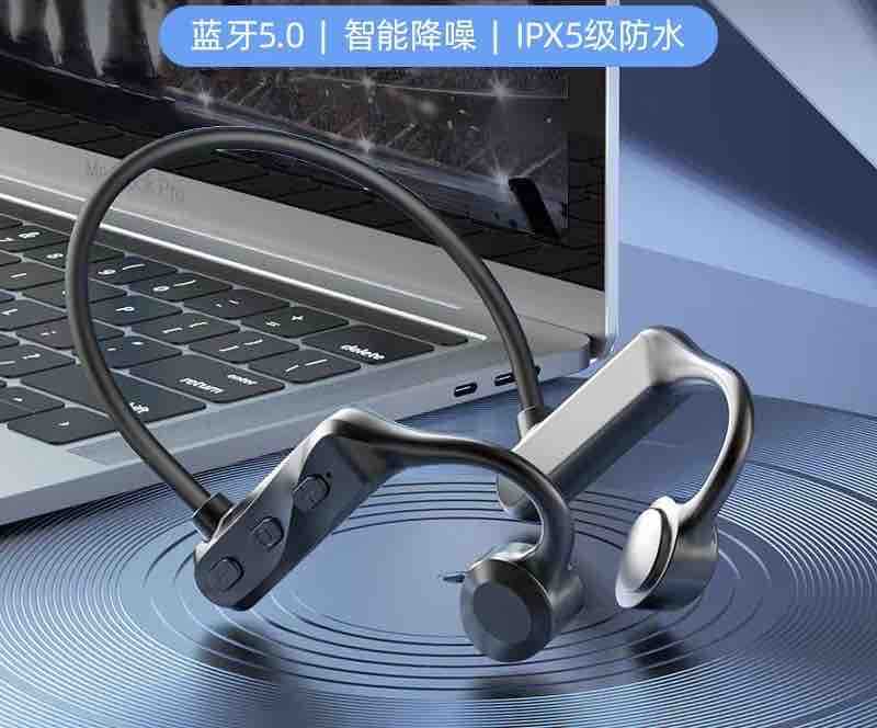 Bluetooth bone‑conduction sports slušalice s neckbandom