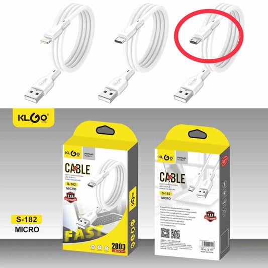 USB-A na Micro USB kabl 2m, bijeli
