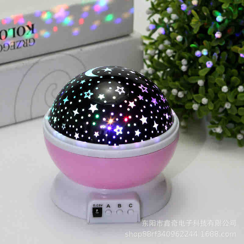 LED rotirajući zvjezdani projektor — mini noćna lampa