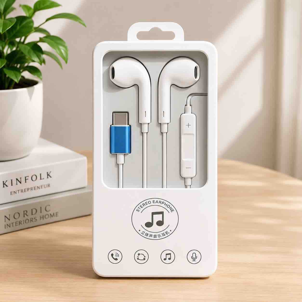Žične slušalice s USB-C priključkom i mikrofonom