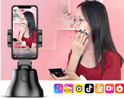 Automatski 360° pan‑tilt držač za mobitel sa praćenjem lica