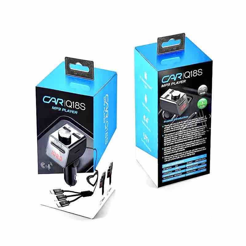 Auto FM transmitter i MP3 player sa USB punjačem i 3‑u‑1 kablom