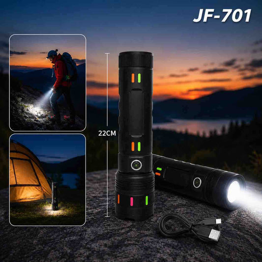 Punjiva LED ručna svjetiljka/latarnica 22 cm (USB-C)