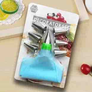Set nastavaka za špricanje i silikonska vrećica za ukrašavanje kolača