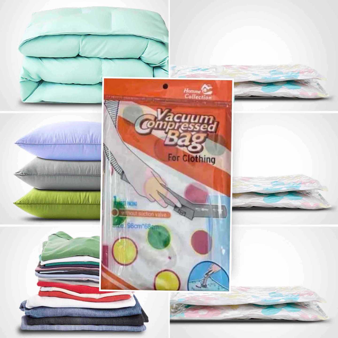 Vakumske vreće za odlaganje 68×98 cm — paket 12 kom