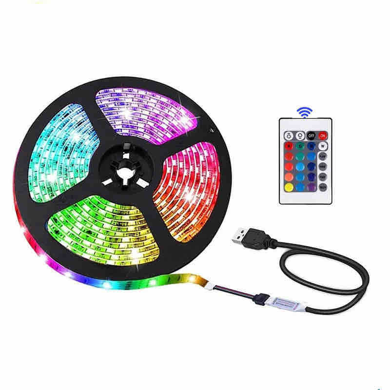RGB LED traka 3m sa USB priključkom i daljinskim
