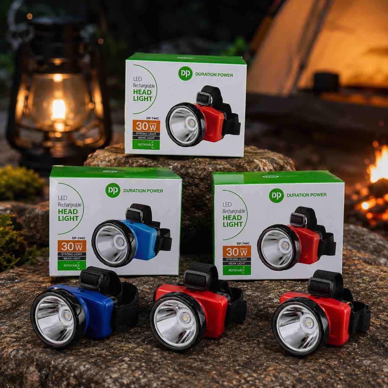 Punjiva LED naglavna lampa DP-744C