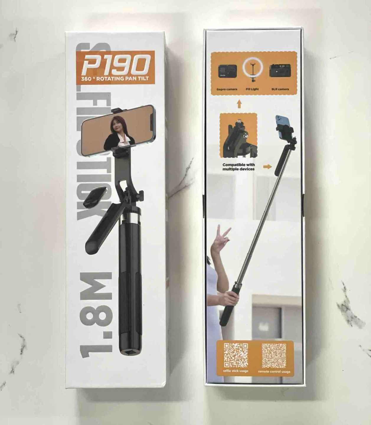 Kombo selfie štap i tripod sa Bluetooth daljinskim (do 1.8 m)