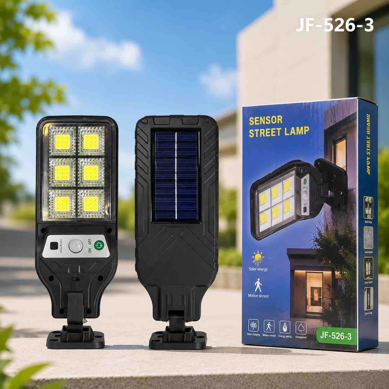 Solarni zidni reflektor sa senzorom pokreta JF-526-3