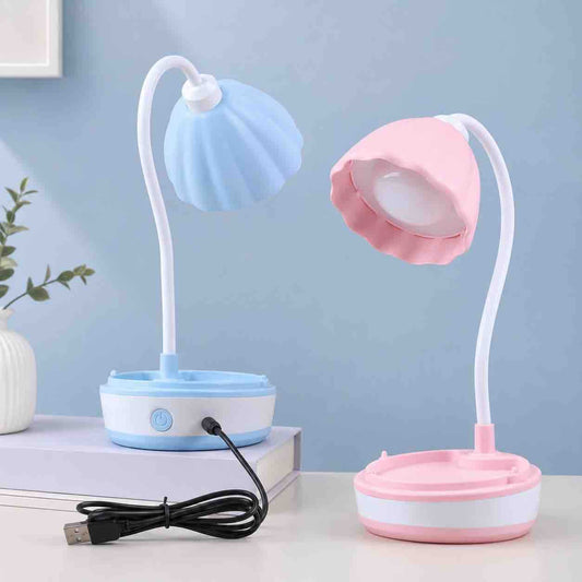 Stona LED lampa sa fleksibilnim grlom i držačem za telefon