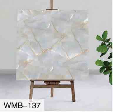 Dekorativni zidni panel / tapeta 60x60 cm — mermerni dezen