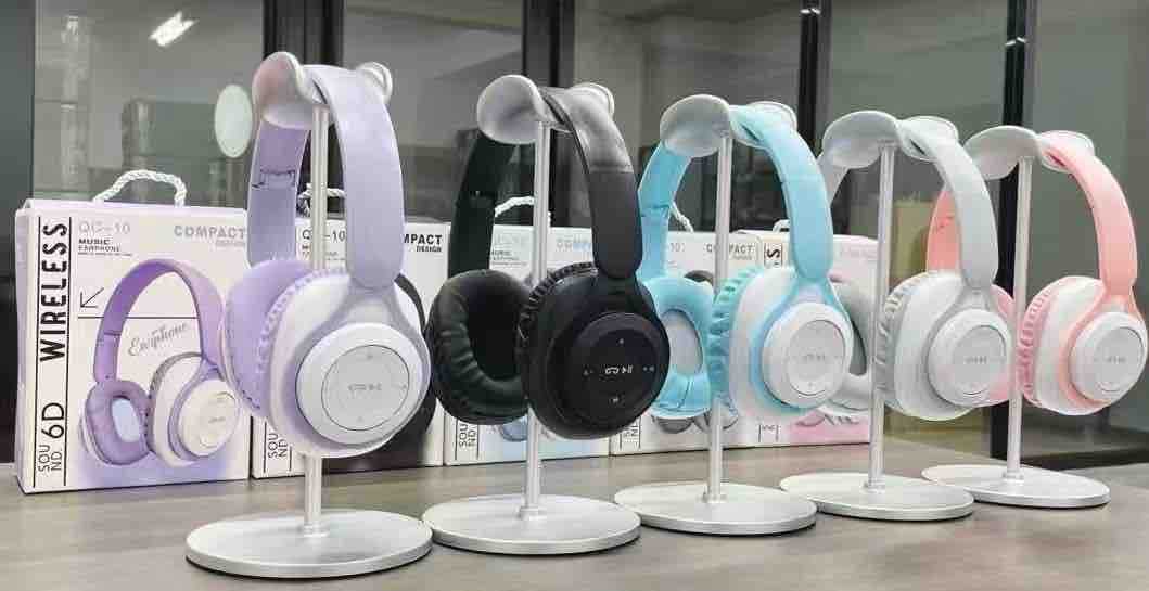 Bežične on-ear slušalice QC10 — kompaktne, dostupne u više boja