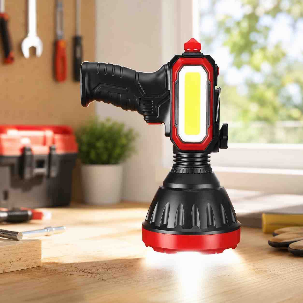 Višenamjenska ručna LED lampa i reflektor s COB bočnim svjetlom