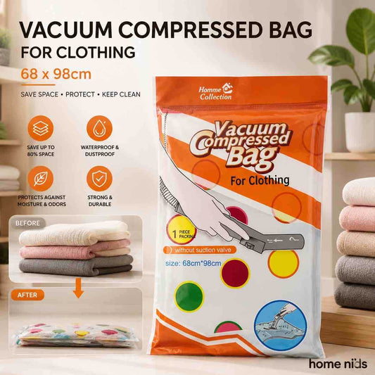 Vakumske vreće za odlaganje 68×98 cm — paket 12 kom