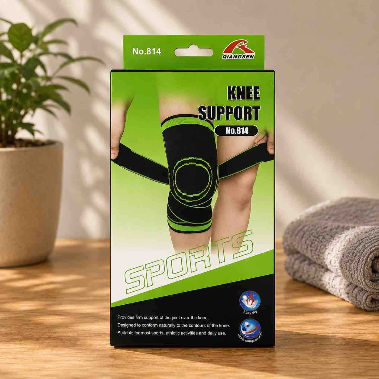 Sportski steznik za koljeno sa podesivim trakama No.814