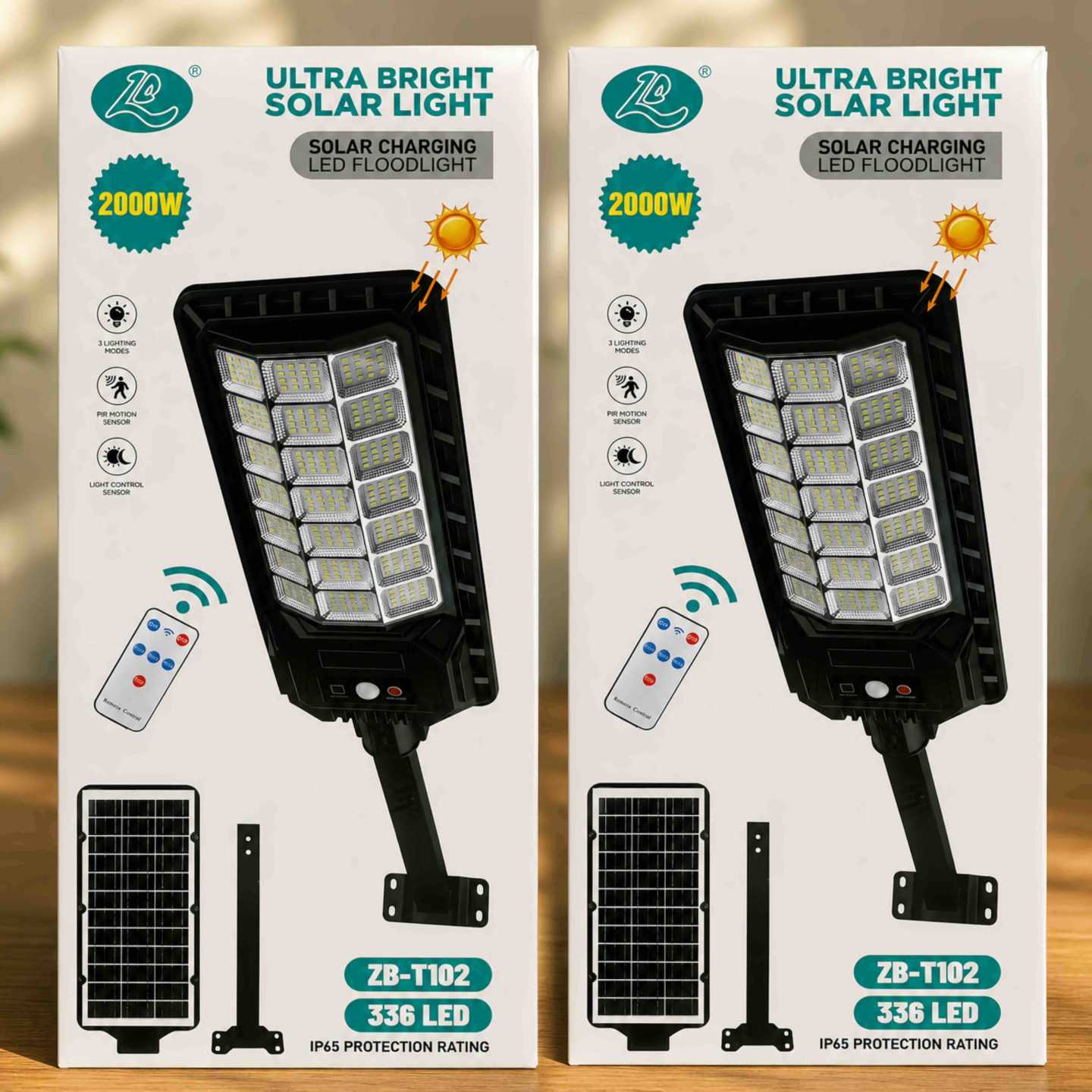 Solarna LED ulična lampa sa solarnim panelom i PIR senzorom