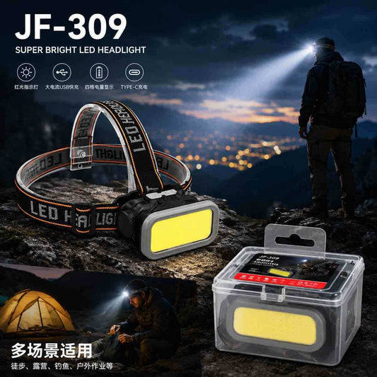 Punjiva LED čelna lampa JF-309
