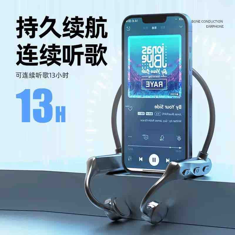 Bluetooth bone‑conduction sports slušalice s neckbandom