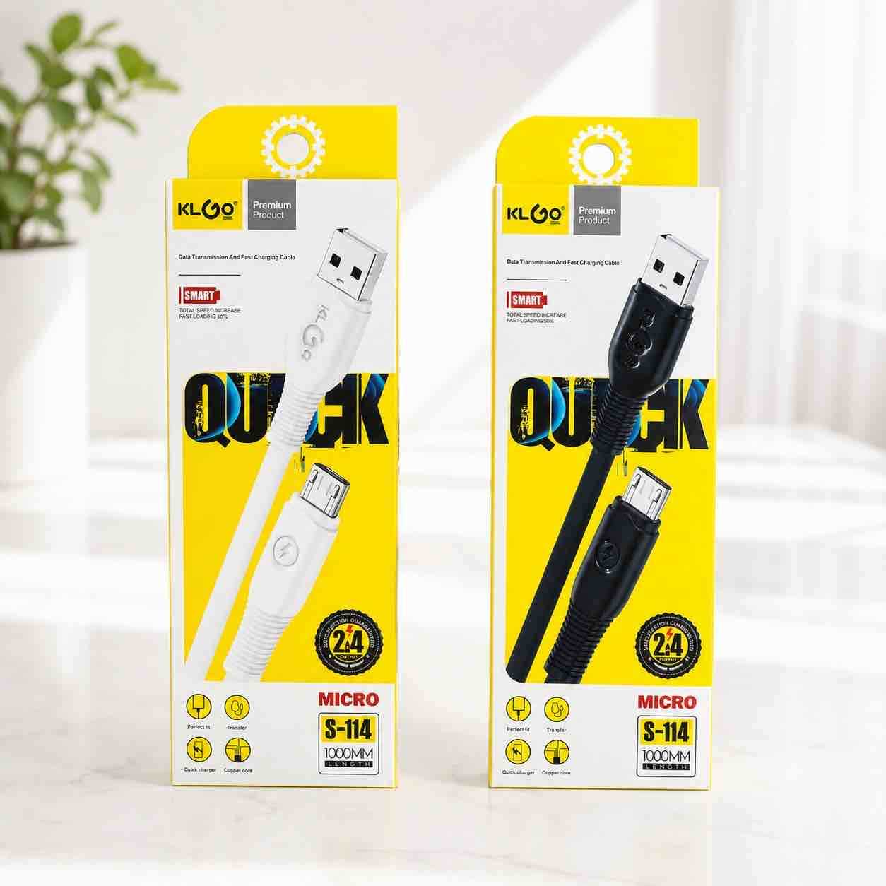 Micro USB kabl 1m (Micro‑B) za punjenje i prijenos podataka