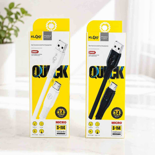 Micro USB kabl 1m (Micro‑B) za punjenje i prijenos podataka