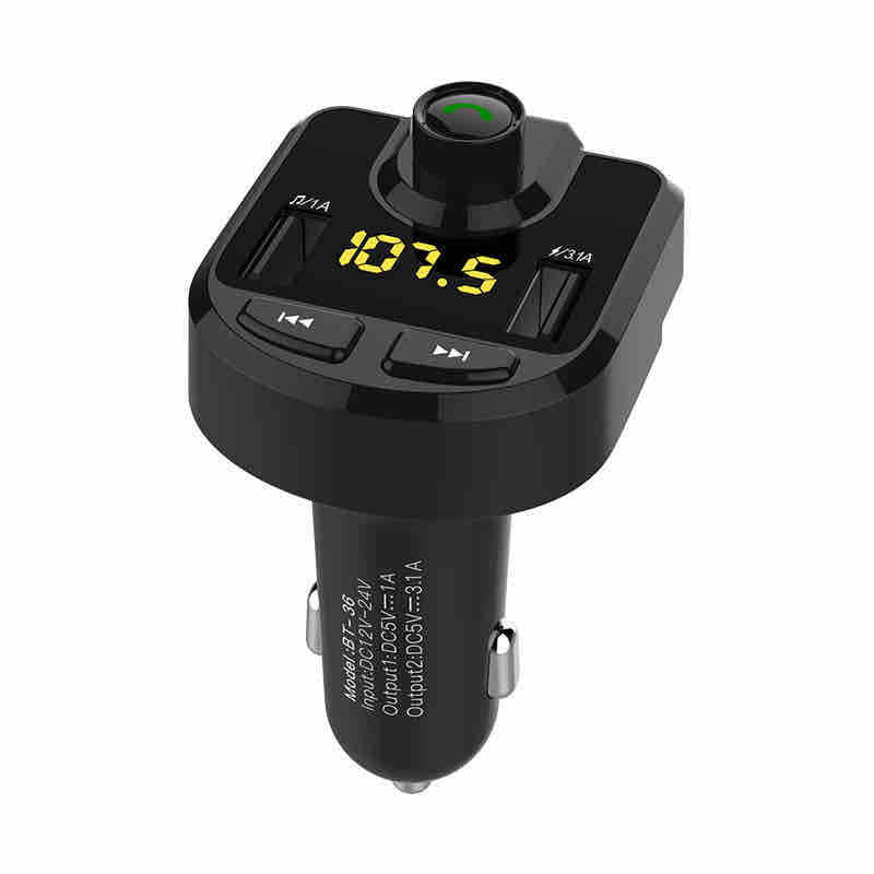 FM transmitter s Bluetooth handsfree i dual USB punjačem