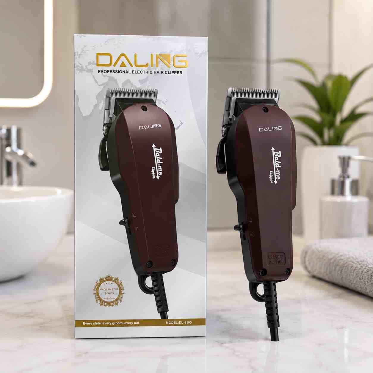 Žični trimer za kosu Daling — daljinski clipper za šišanje