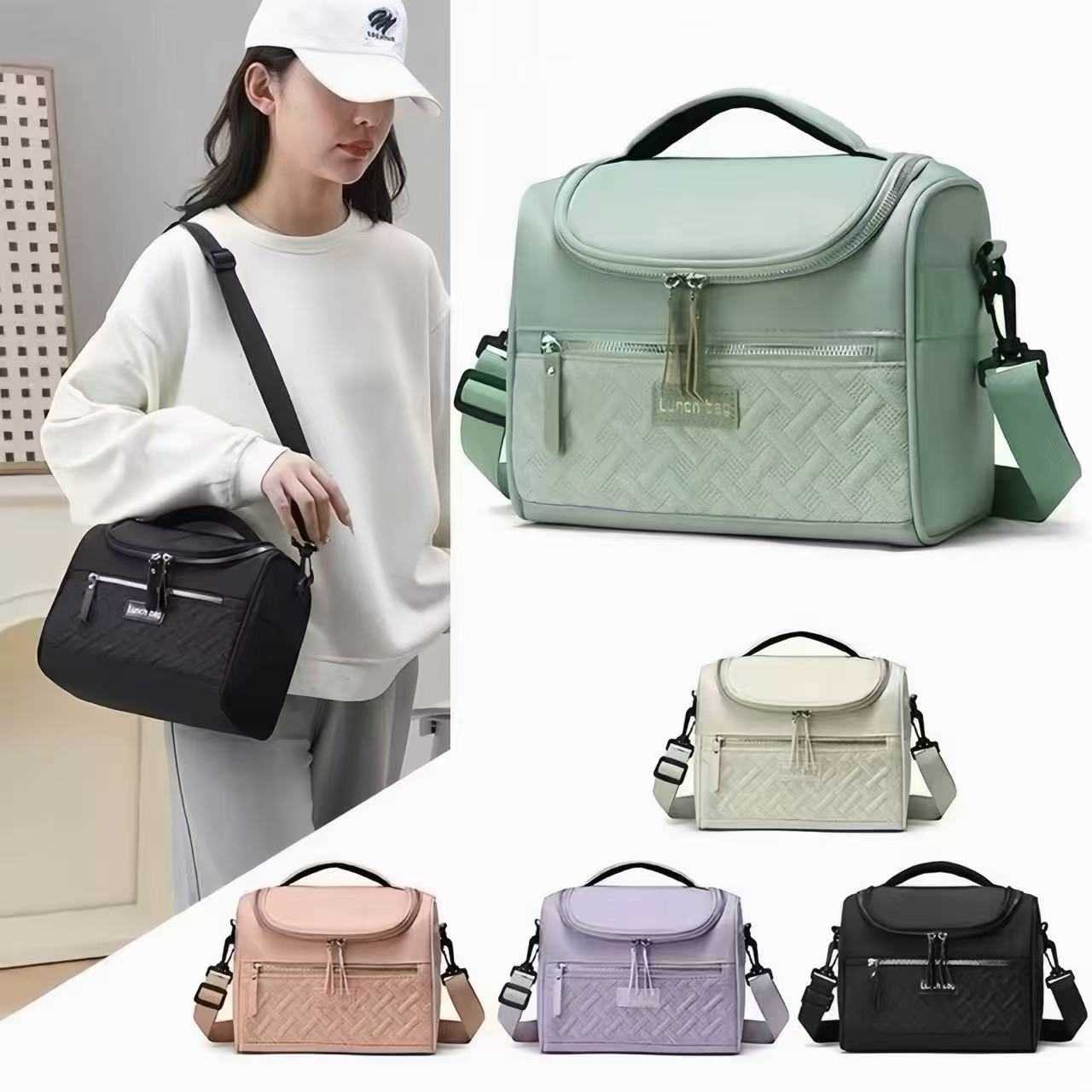 Termo torba za ručak preko ramena - kompaktna crossbody
